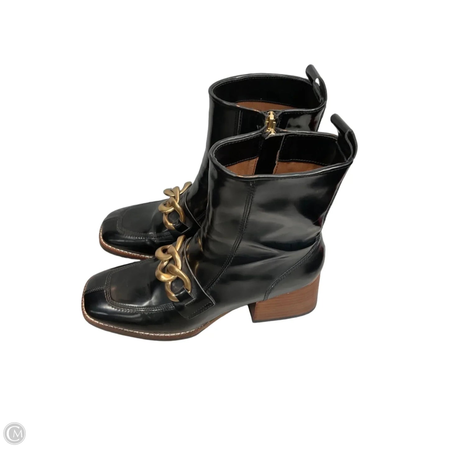 Boots Mid-calf Heels By Steve Madden In Black, Size: 8