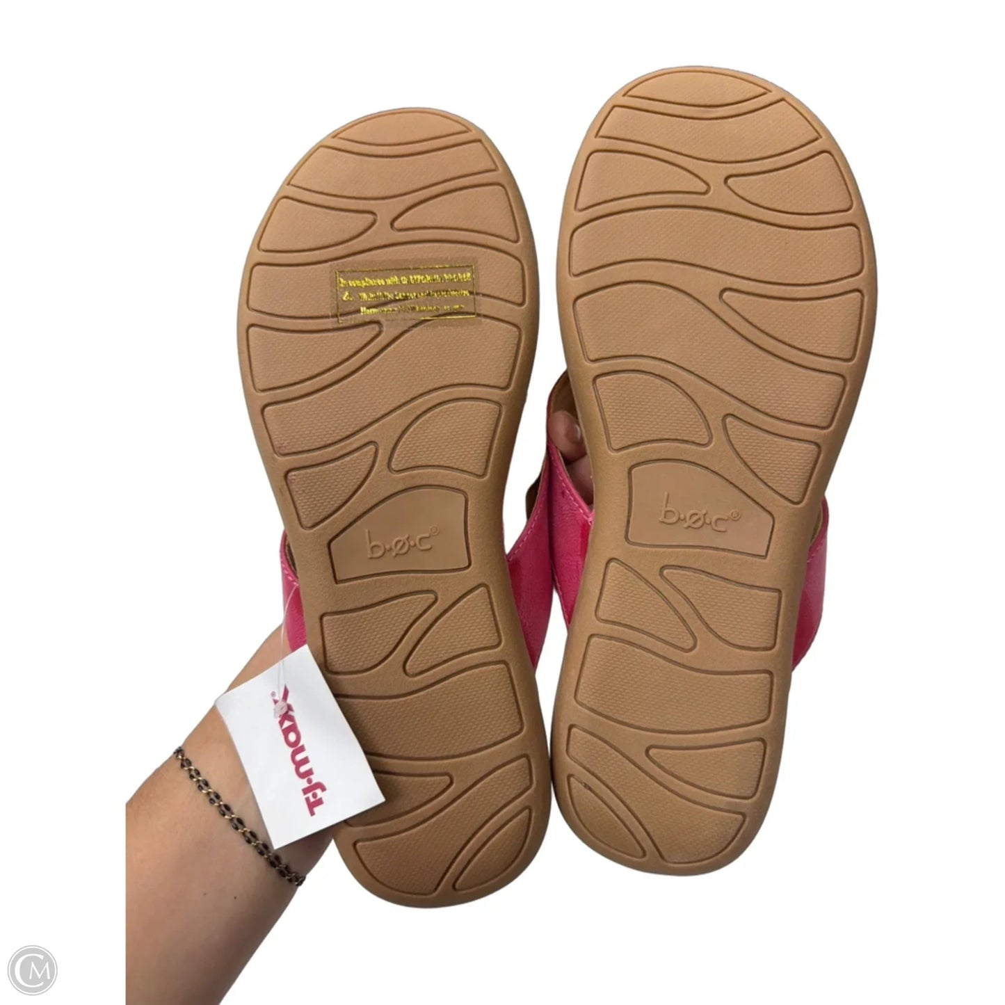 Sandals Flip Flops By Boc In Pink, Size: 9