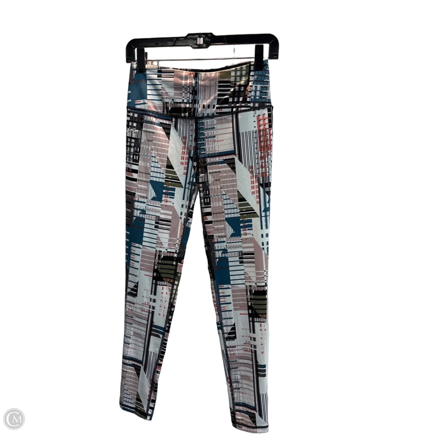 Athletic Leggings By Victorias Secret In Geometric Pattern, Size: S