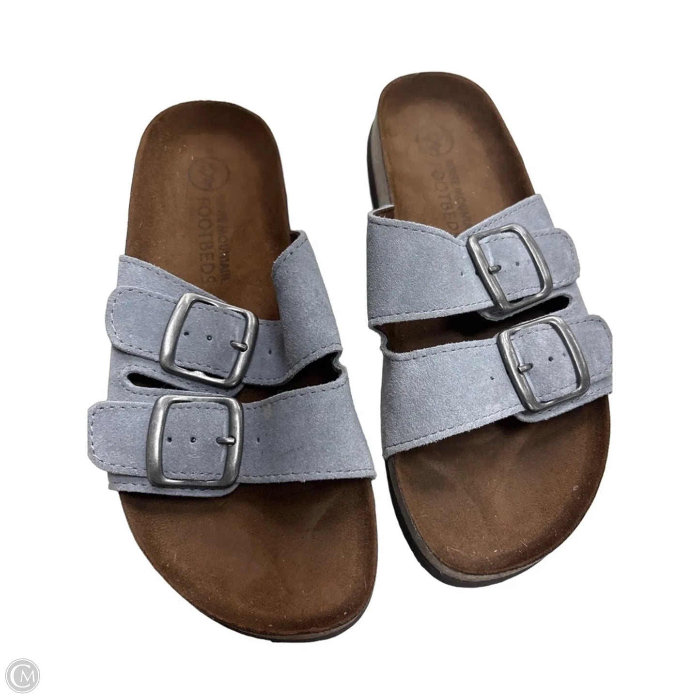 Sandals Flats By White Mountain In Blue, Size: 6