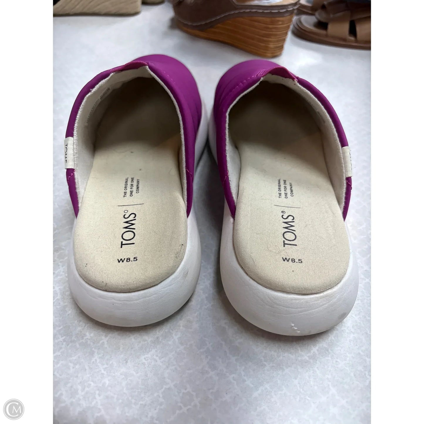 Shoes Flats By Toms In Purple, Size: 8.5