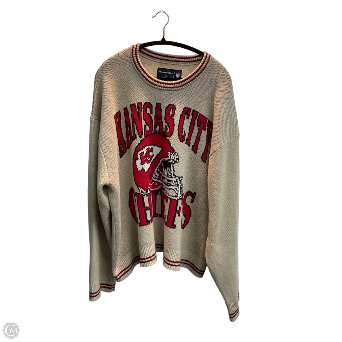 Sweater By Abercrombie And Fitch In Tan, Size: Xl