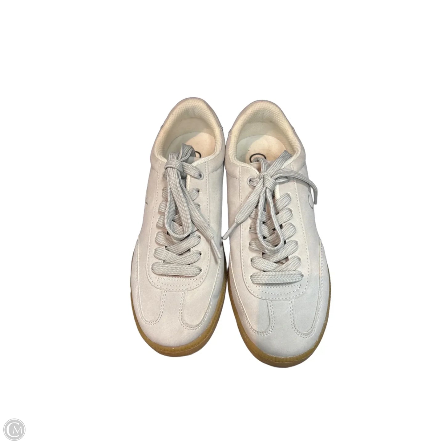 Shoes Sneakers By Calvin Klein In Grey, Size: 7