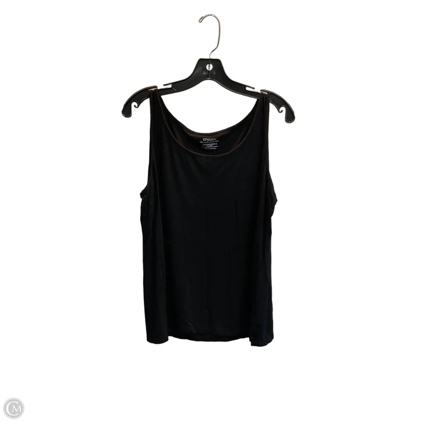Top Sleeveless Basic By Chicos In Black, Size: L