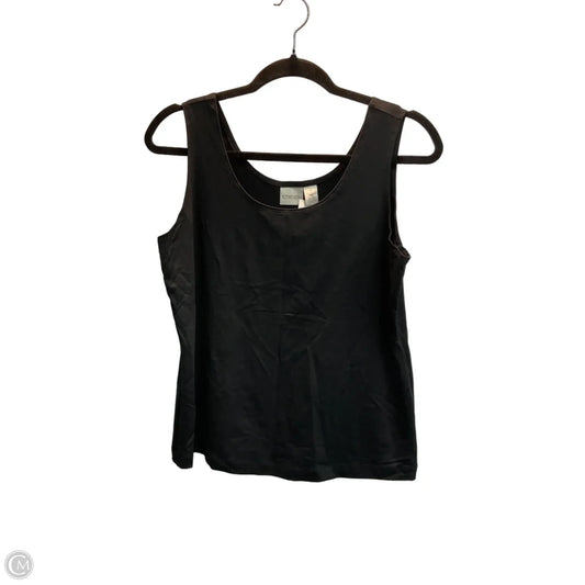 Top Sleeveless Basic By Chicos In Black, Size: L