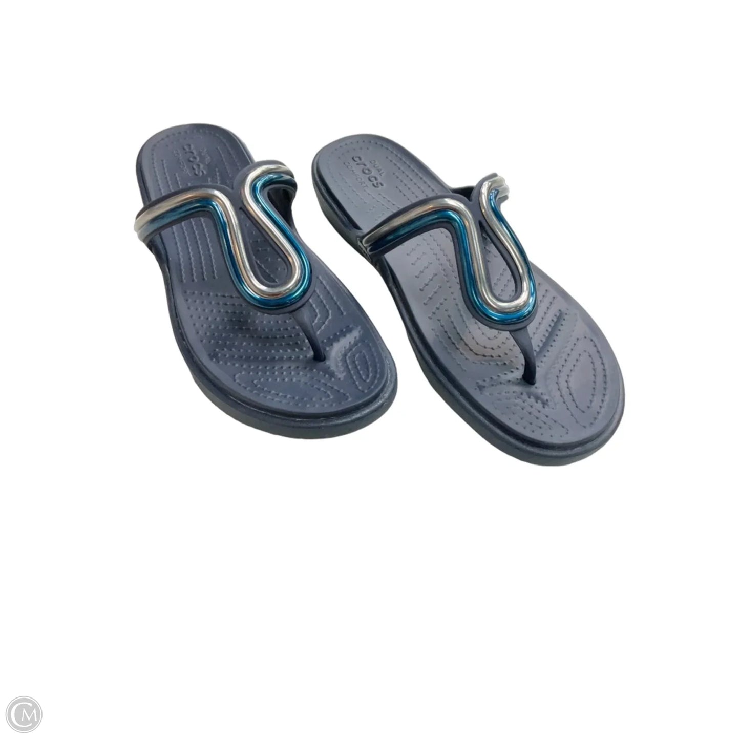 Sandals Sport By Crocs In Navy, Size: 9