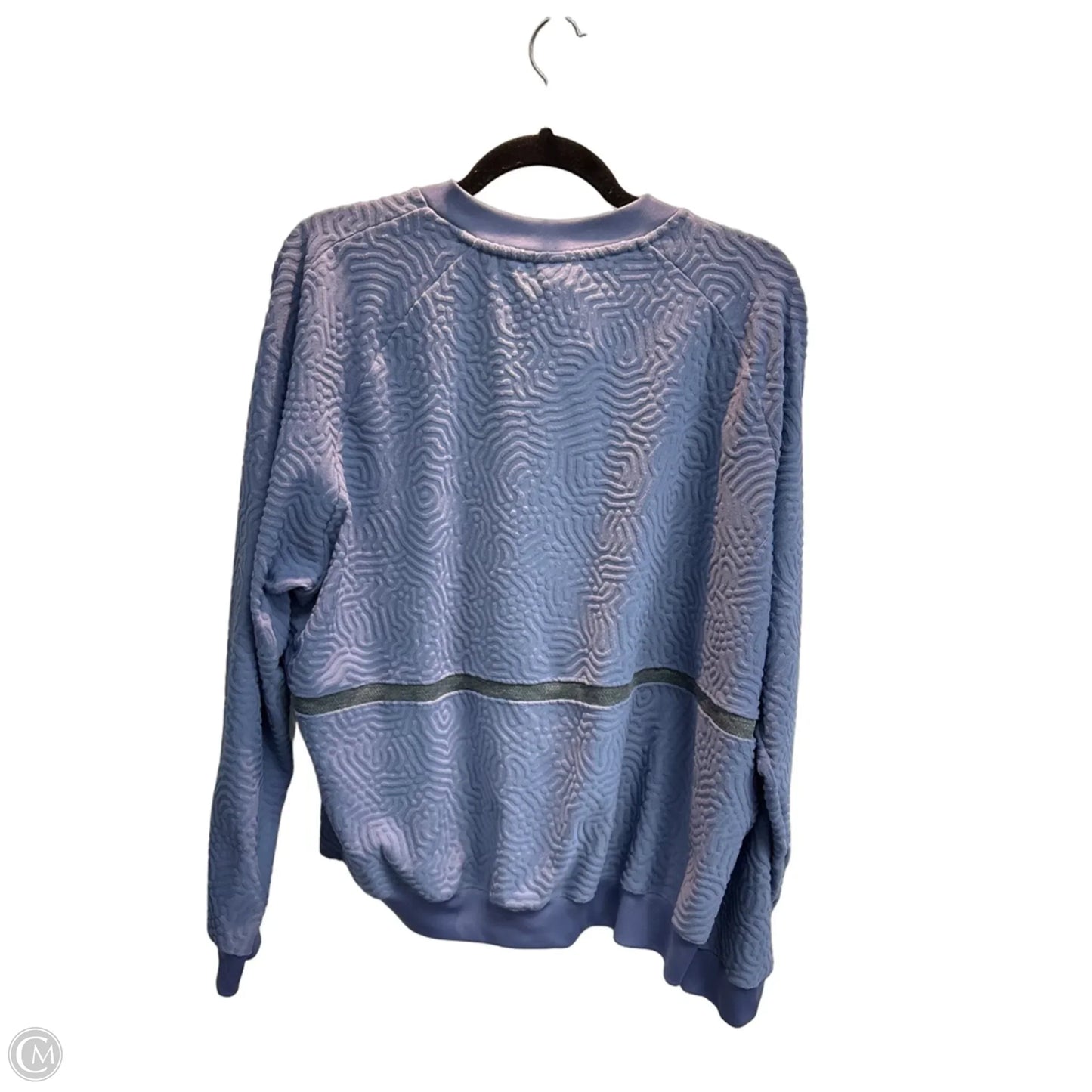 Athletic Sweatshirt Crewneck By Nike In Blue, Size: L