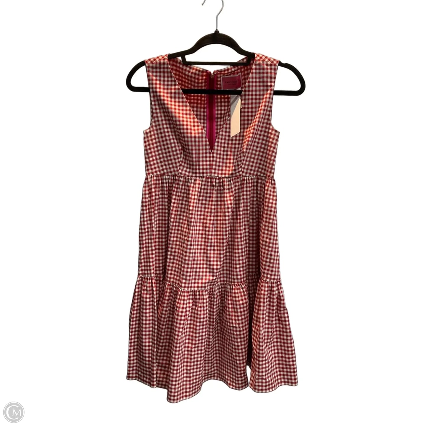 Dress Designer By Kate Spade In Checkered Pattern, Size: Xs