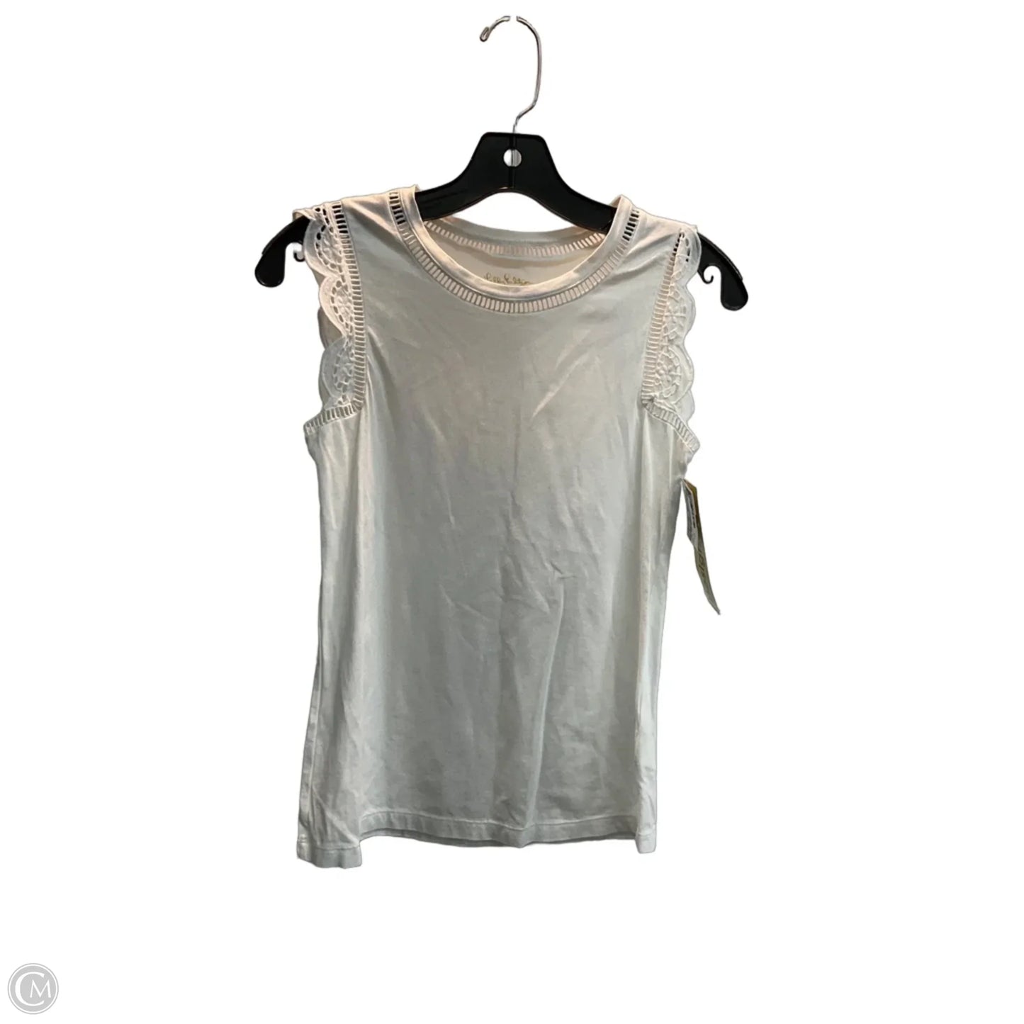 Tank Top Designer By Lilly Pulitzer In White, Size: Xxs