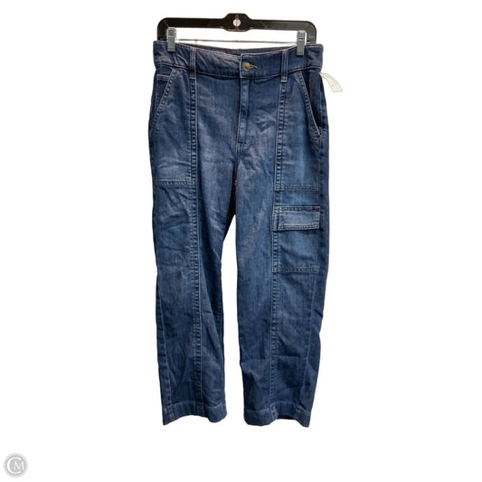 Jeans Cropped By Chicos In Blue Denim, Size: 6