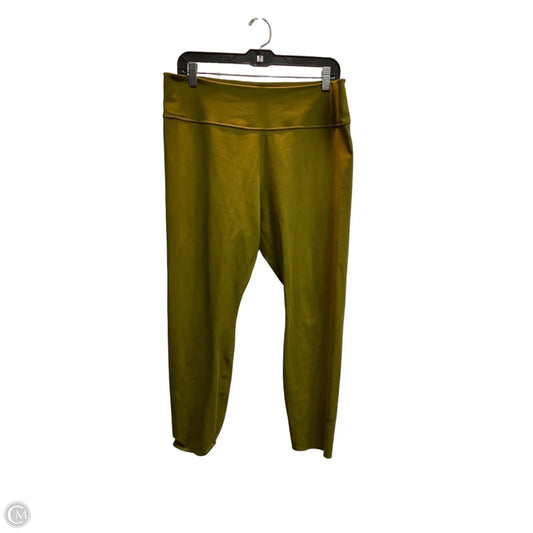 Athletic Leggings By Nike In Green, Size: 2x