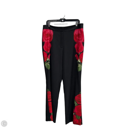 Pants Designer By Karl Lagerfeld In Floral Print, Size: 12