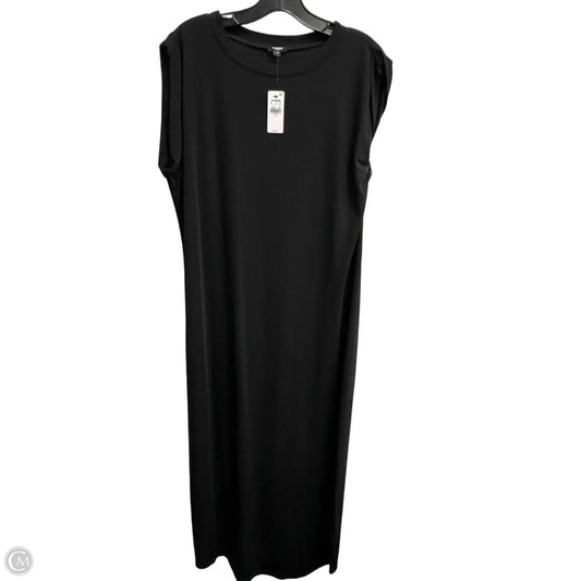 Dress Casual Maxi By Express In Black, Size: L