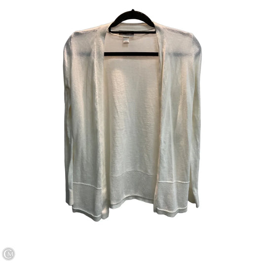 Cardigan By Loft In Cream, Size: Xxsp