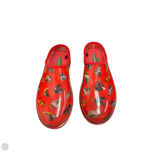 Sandals Sport By Clothes Mentor In Red, Size: 8