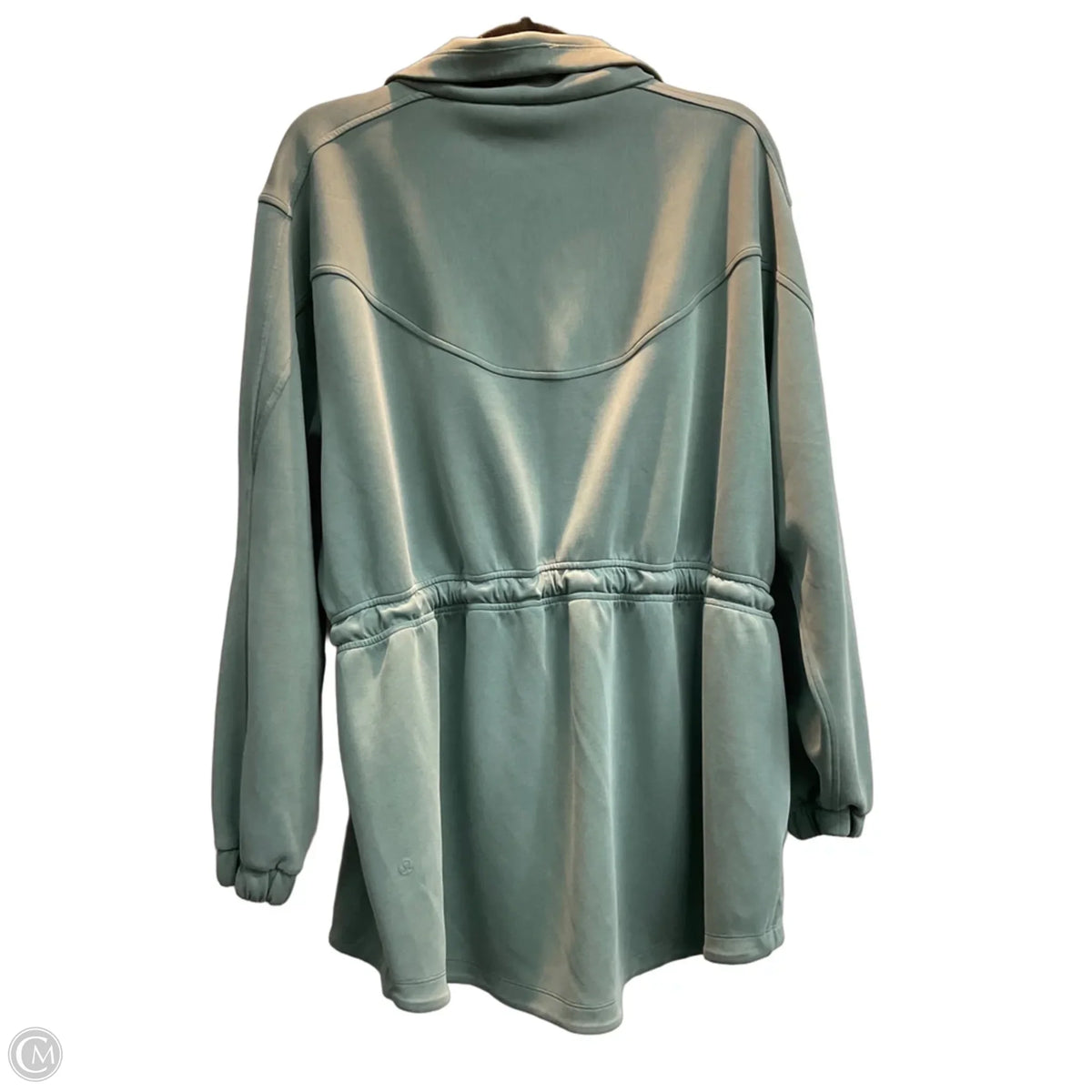 Athletic Jacket By Lululemon In Teal, Size: L