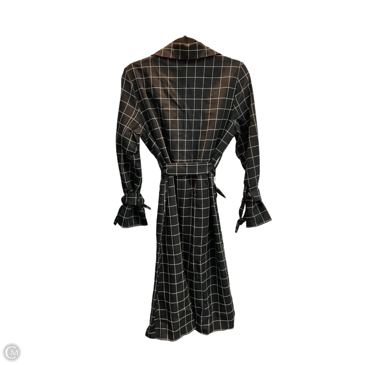 Jacket Windbreaker By Rain In Checkered Pattern, Size: M