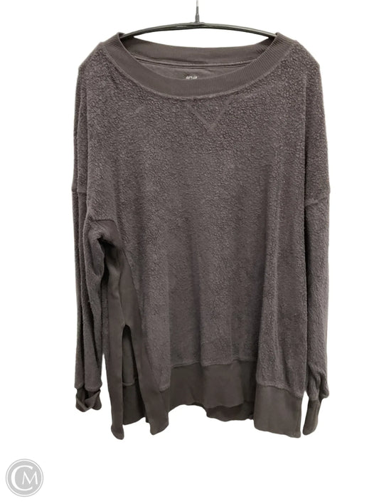 Sweatshirt Crewneck By Aerie In Brown, Size: M