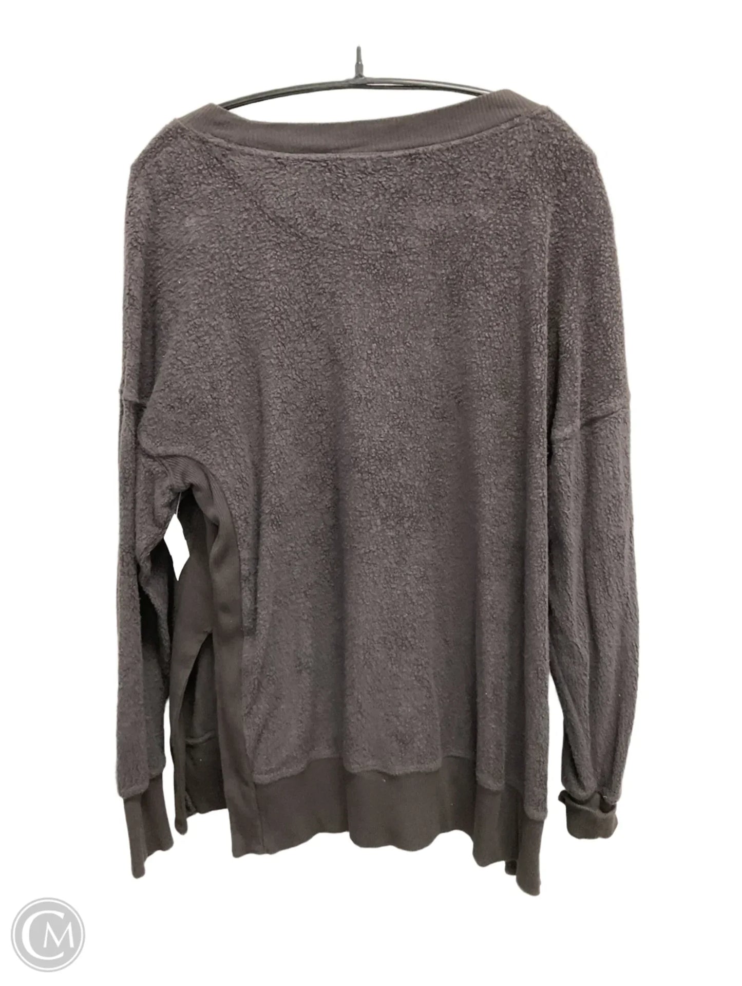 Sweatshirt Crewneck By Aerie In Brown, Size: M