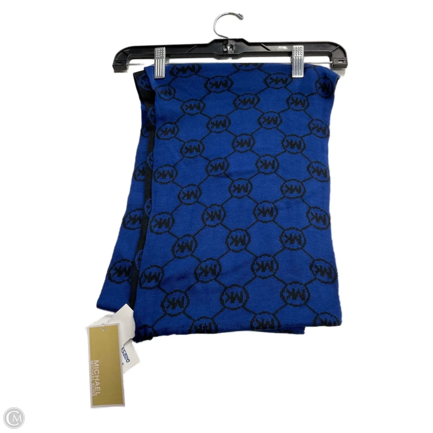 Scarf Winter By Michael By Michael Kors In Black & Blue