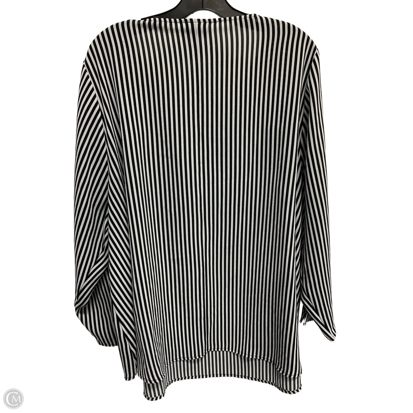 Top Long Sleeve By Lane Bryant In Striped Pattern, Size: 1x