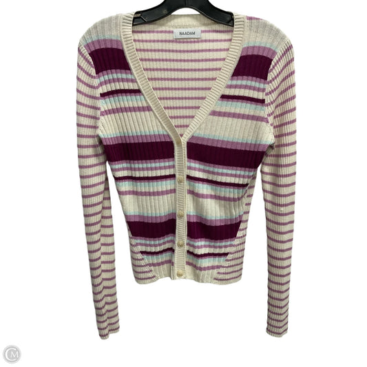 Cardigan By Cmc In Striped Pattern, Size: M