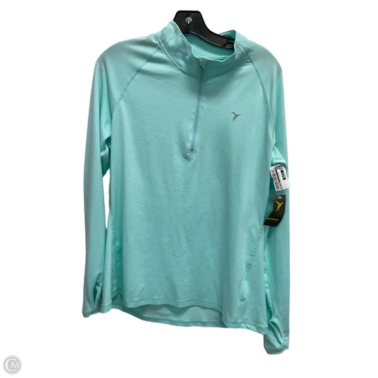 Athletic Top Long Sleeve Collar By Old Navy In Blue, Size: L