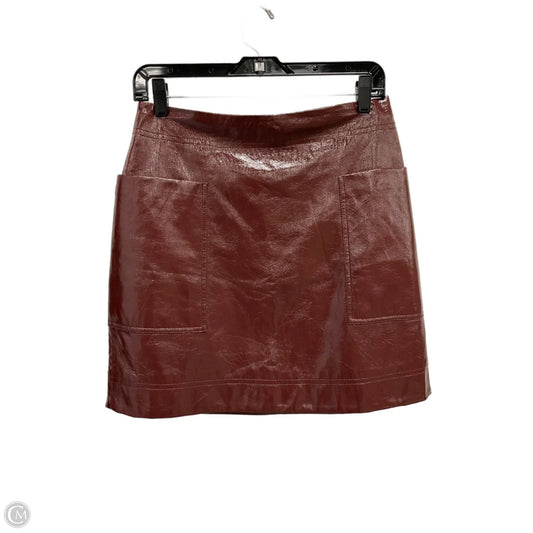 Skirt Mini & Short By Maeve In Brown, Size: 6