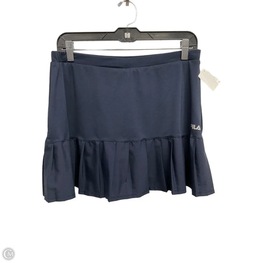 Athletic Skort By Fila In Navy, Size: L