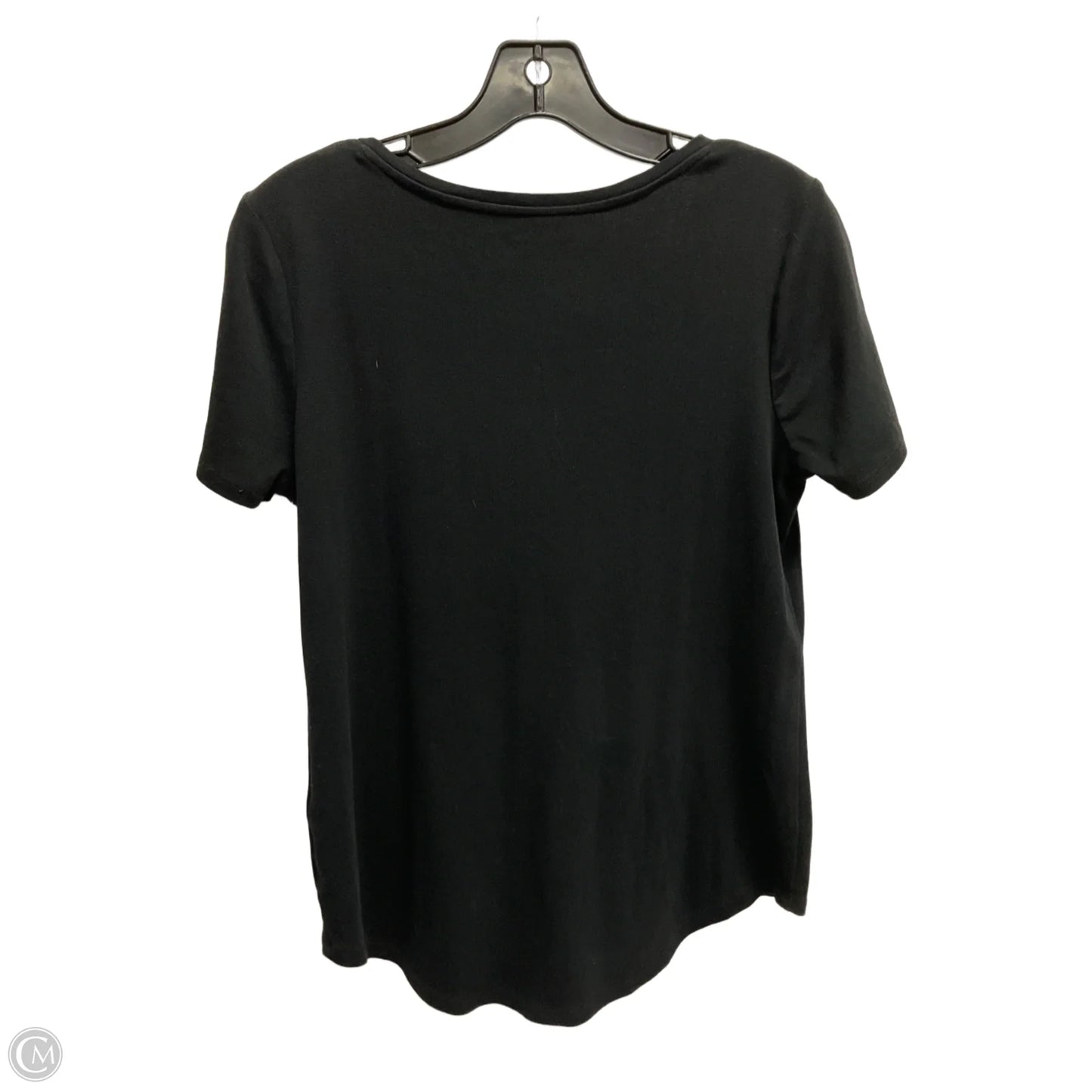 Top Short Sleeve Basic By Chicos In Black, Size: M