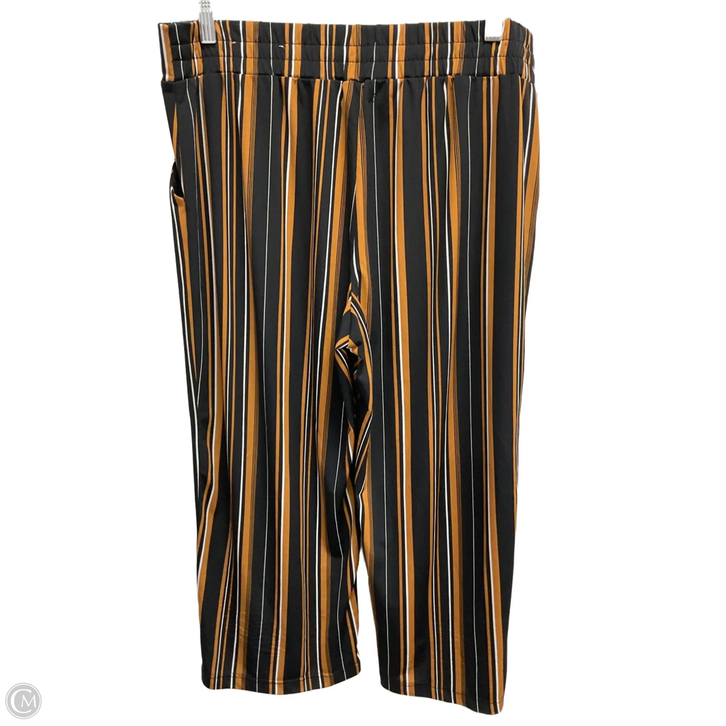 Pants Wide Leg By Maurices In Striped Pattern, Size: L