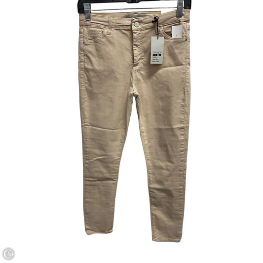 Jeans Skinny By Topshop In Tan, Size: 6
