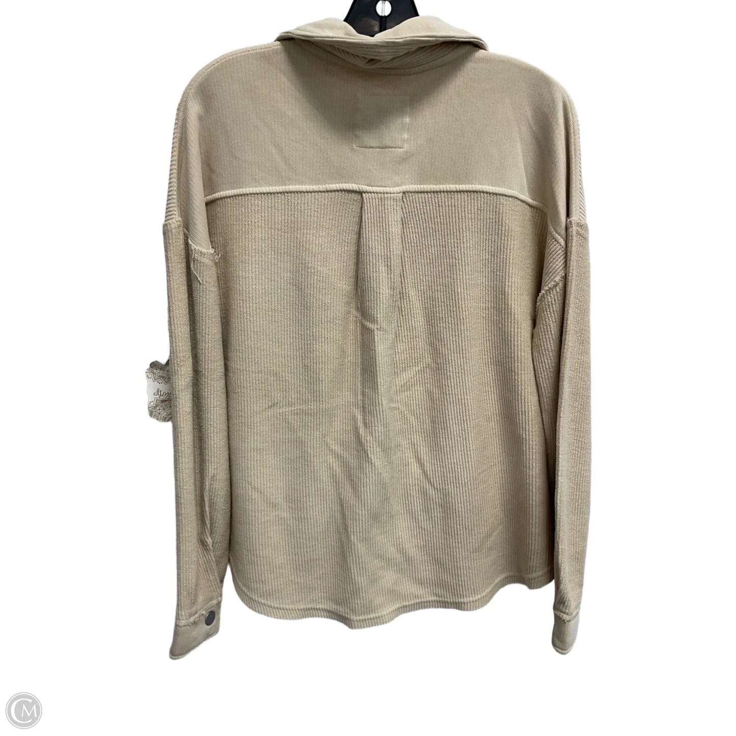 Jacket Shirt By Altard State In Tan, Size: Xs