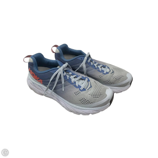 Shoes Athletic By Hoka In Blue & Grey, Size: 8.5