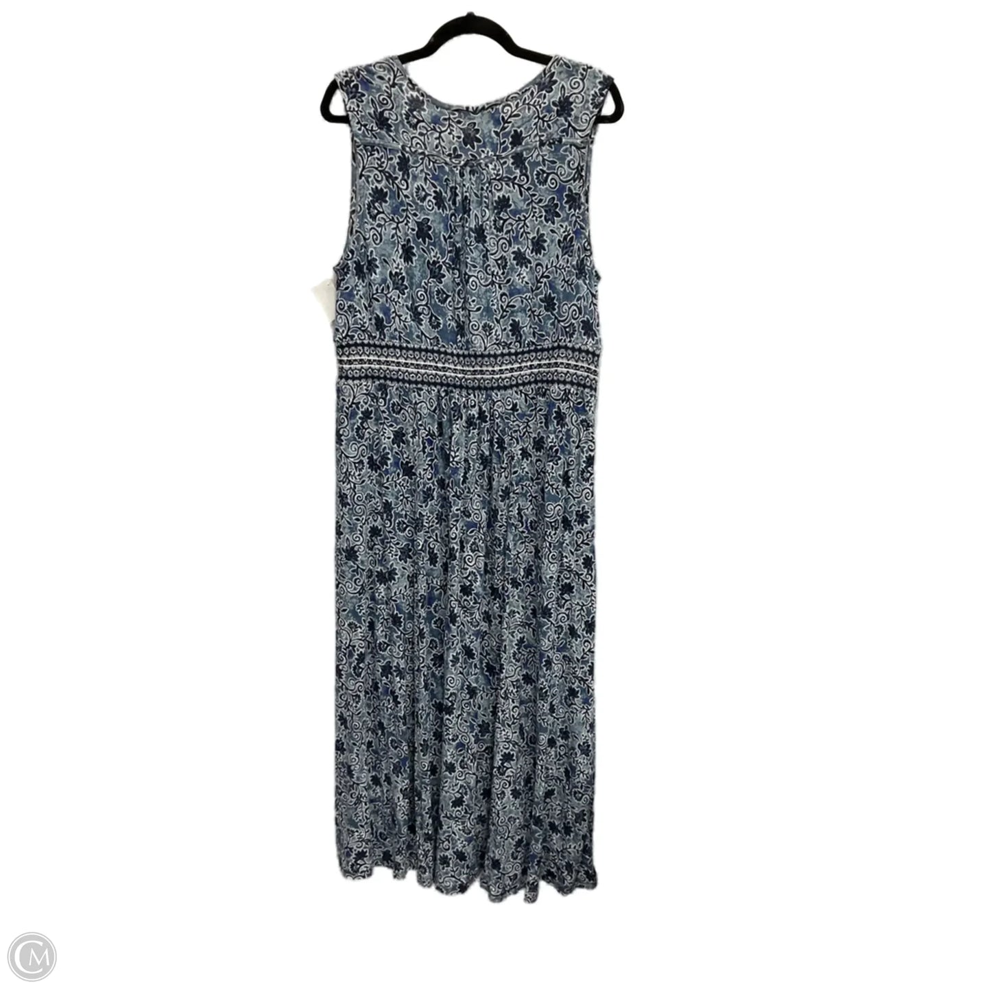 Dress Casual Maxi By Coldwater Creek In Blue, Size: L