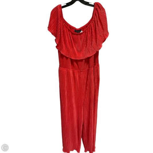 Jumpsuit By Lane Bryant In Pink, Size: 3x