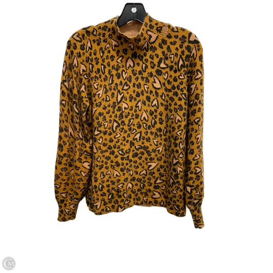 Sweater Designer By Karl Lagerfeld In Animal Print, Size: M