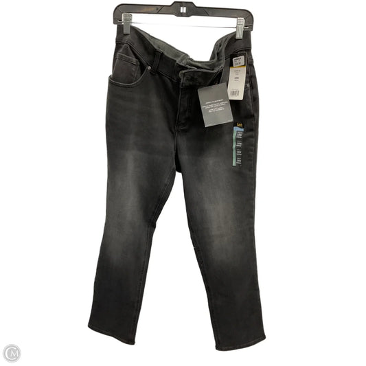 Jeans Straight By Lee In Black, Size: 16