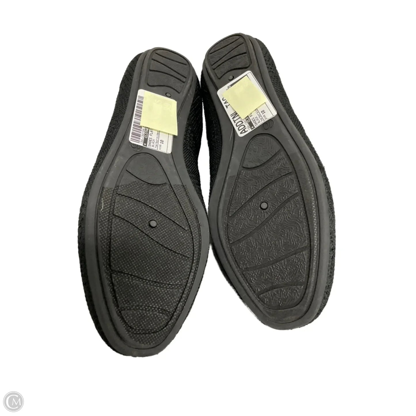 Shoes Flats By Clothes Mentor In Black, Size: 10