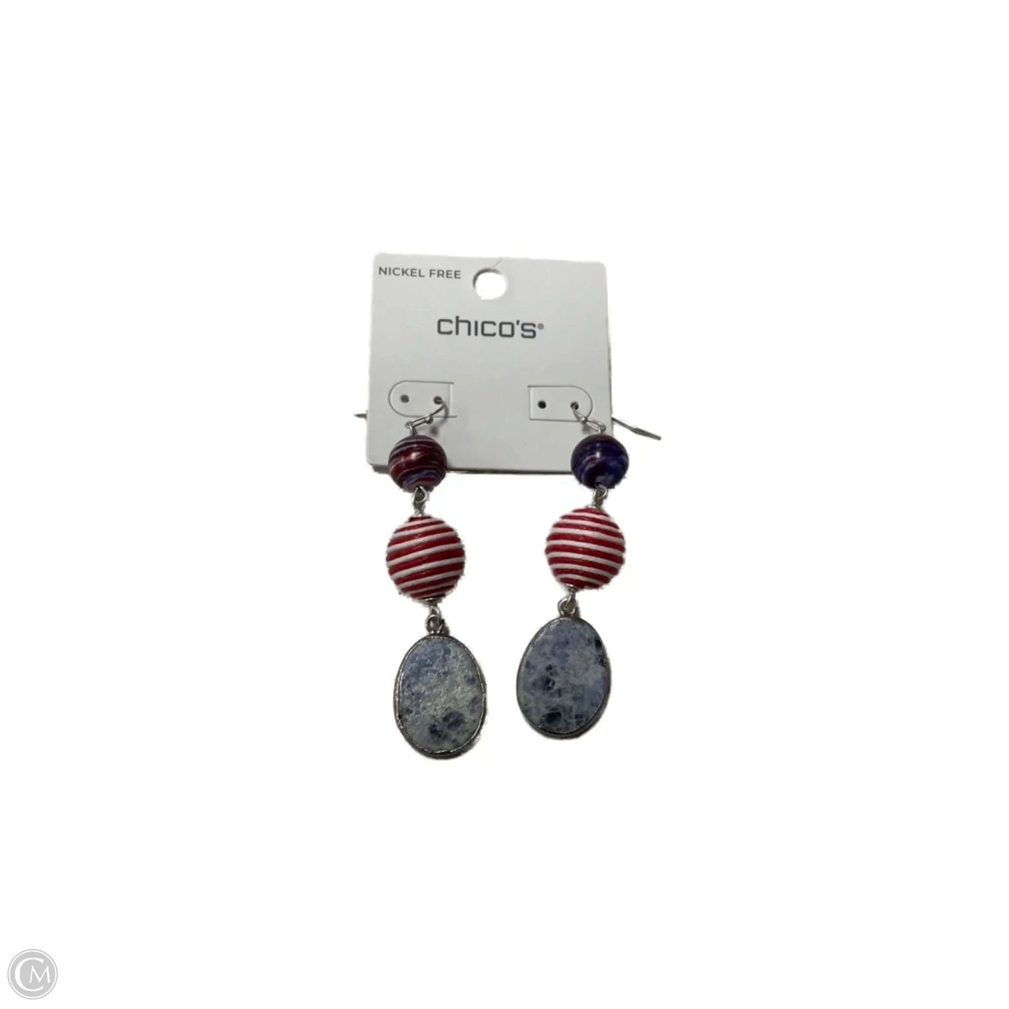 Earrings Dangle/drop By Chicos, Size: 02 Piece Set