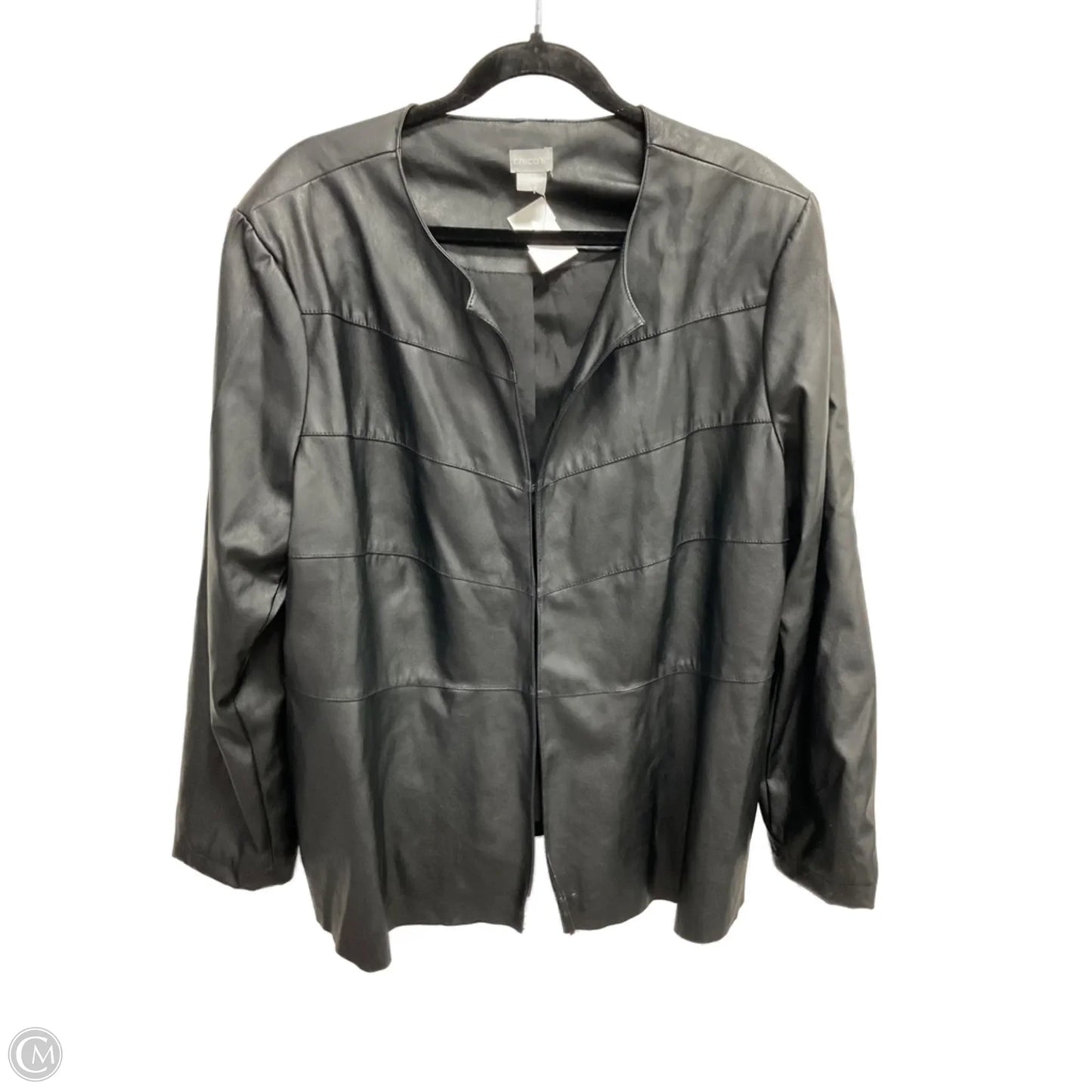 Jacket Other By Chicos In Black, Size: 2x