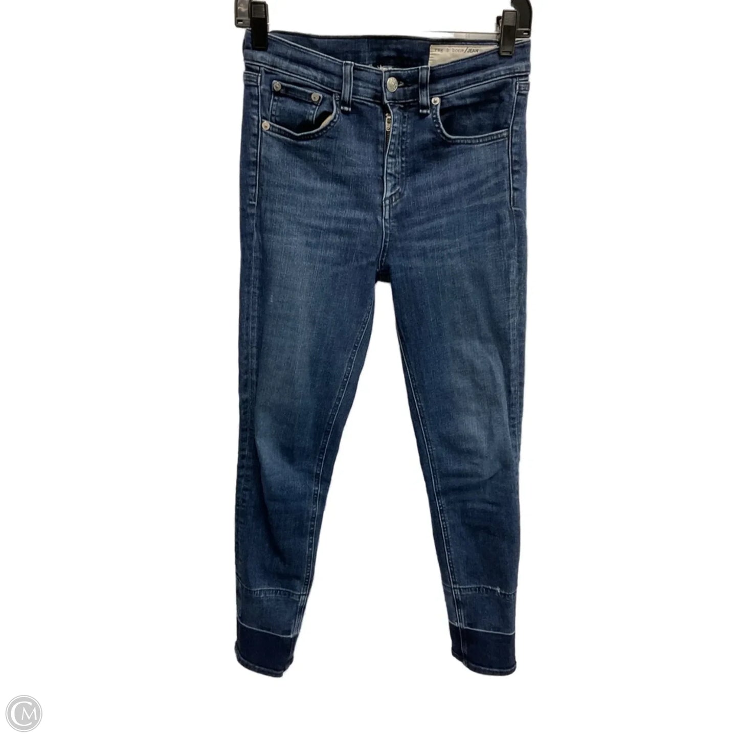 Jeans Skinny By Rag & Bones Jeans In Blue, Size: 0