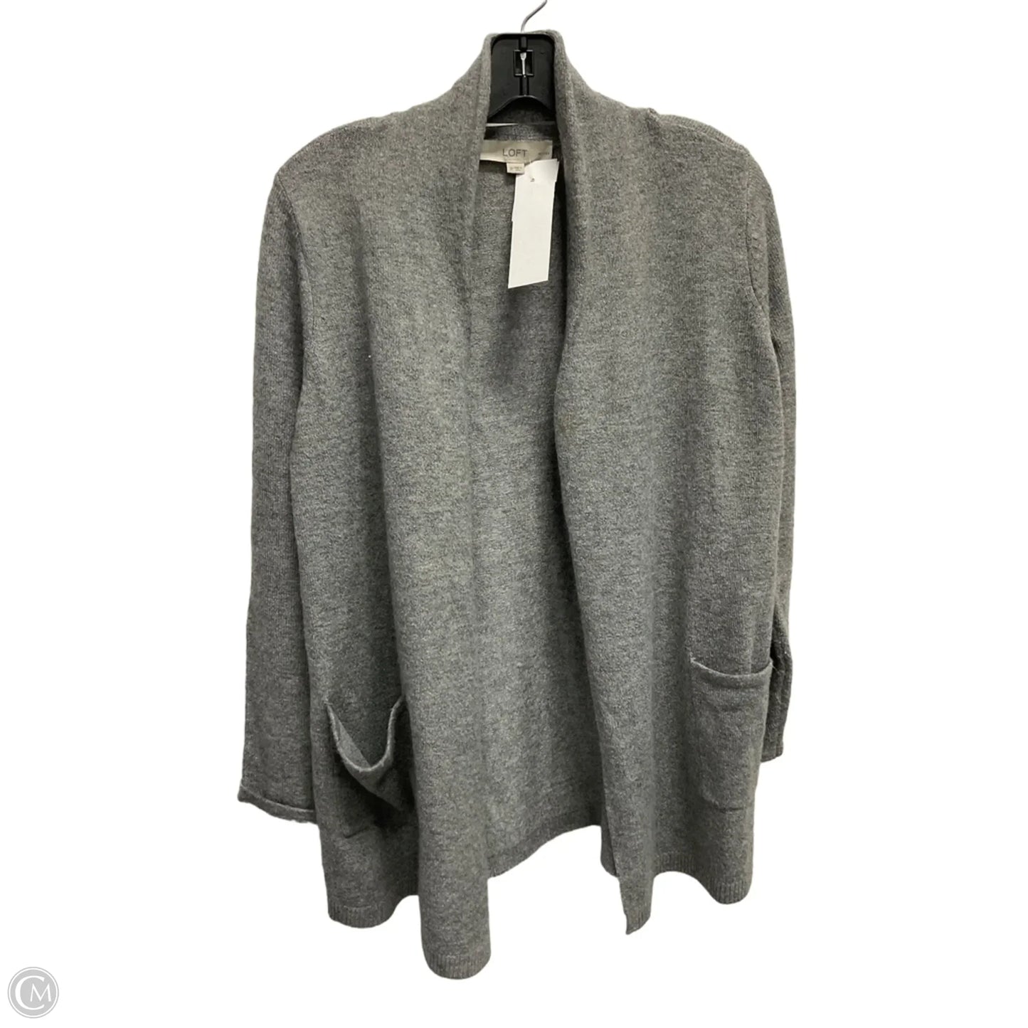 Cardigan By Loft In Grey, Size: Sp