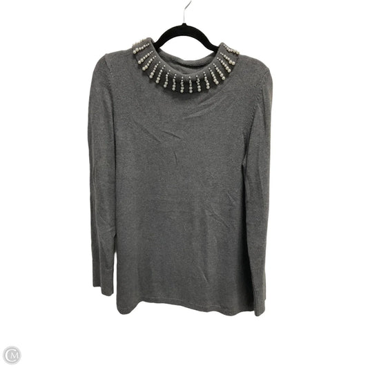 Sweater By Talbots In Grey, Size: M