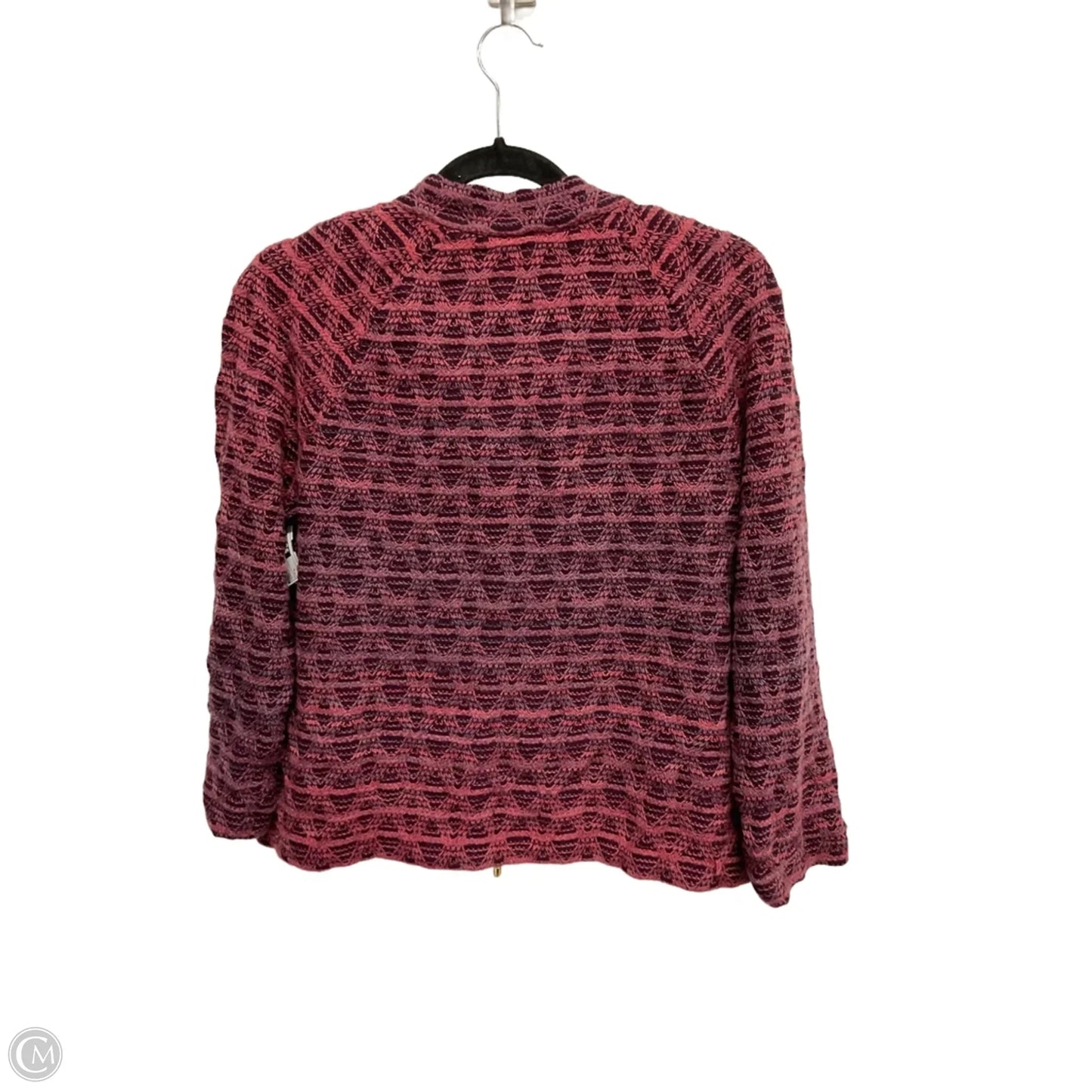 Cardigan By St. John In Purple, Size: L