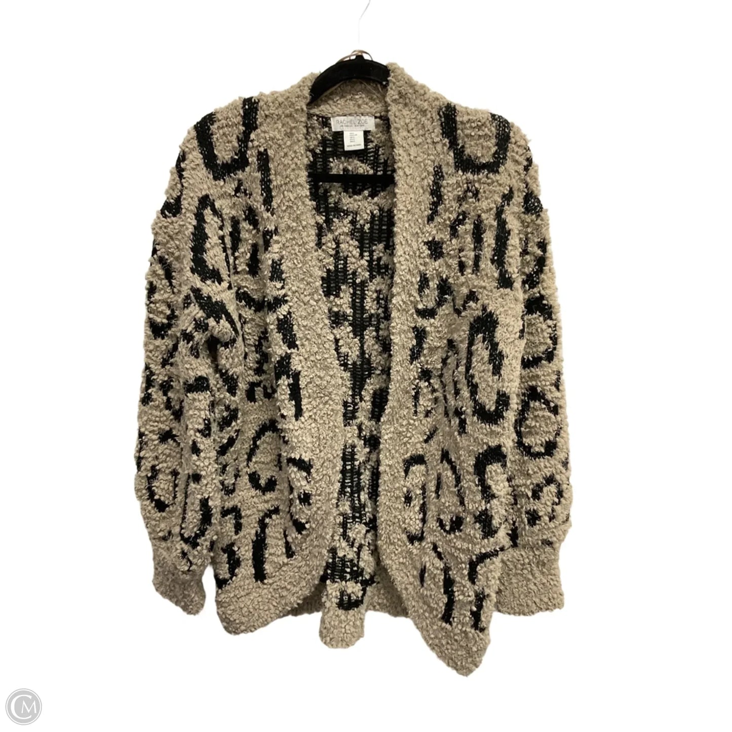 Cardigan By Rachel Zoe In Animal Print, Size: L