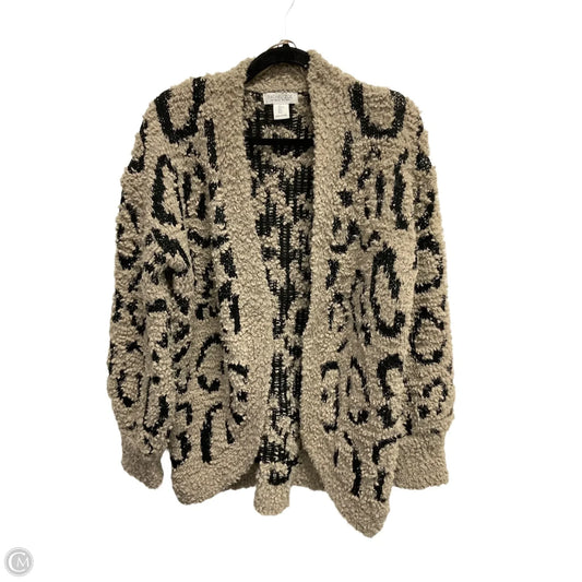 Cardigan By Rachel Zoe In Animal Print, Size: L