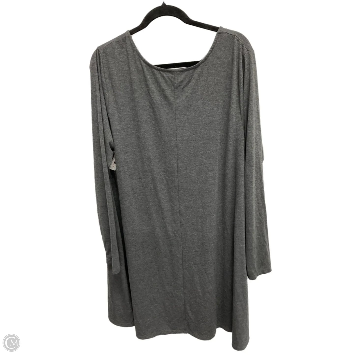 Dress Casual Midi By Old Navy In Grey, Size: Xxl