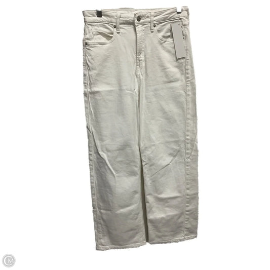 Jeans Wide Leg By Old Navy In White, Size: 4l