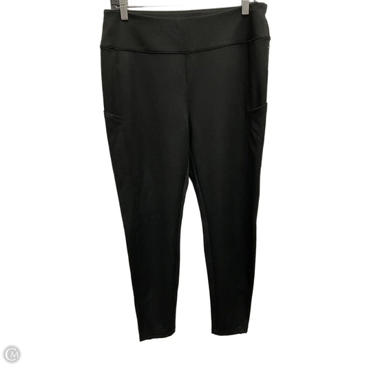 Athletic Leggings By Talbots In Black, Size: L